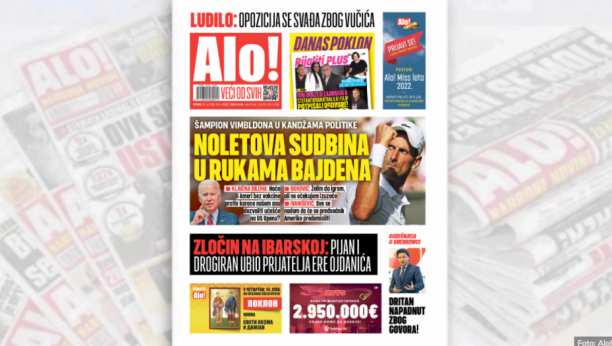 ŠAMPION VIMBLDONA U KANDŽAMA POLITIKE Noletova sudbina u rukama Bajdena