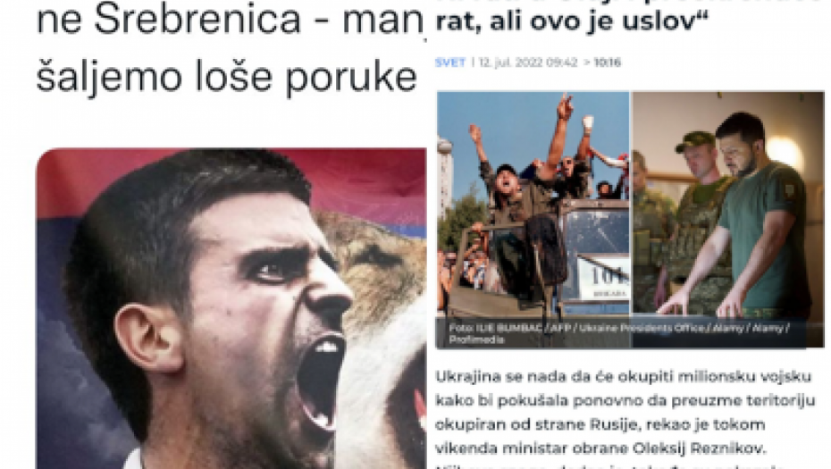 LUDILO TAJKUNSKIH MEDIJA Ukrajinci, ubijajte kao Hrvati u "Oluji"; Nećemo Novaka, dajte nam genocida! (FOTO)