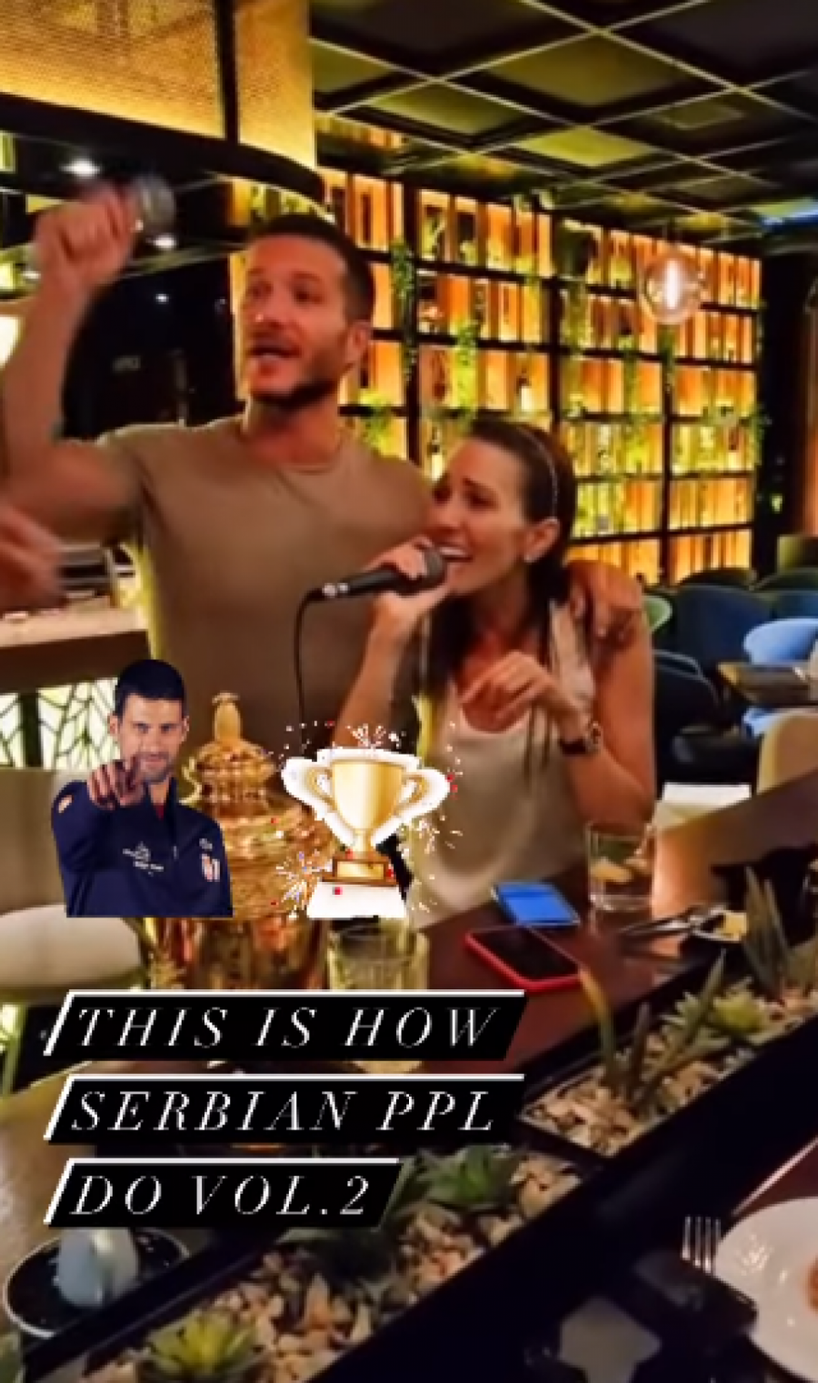 ĐOKOVIĆ SLAVIO DO KASNO U NOĆ Jelena napravila haos uz pesmu Zorice Brunclik