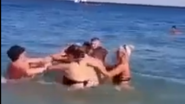 "OVDE NI AJKULE NE BI SMELE DA SE UMEŠAJU" Nastao haos u moru, žene se potukle i lupale šamare! Na dete niko nije obraćao pažnju  (VIDEO)