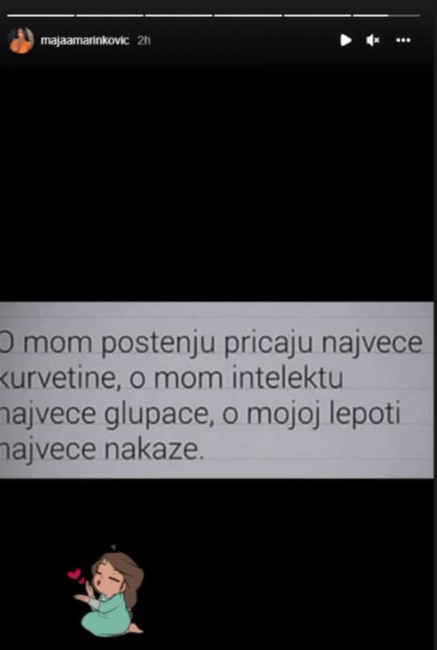 O MOM POŠTENJU PRIČAJU NAJVEĆE KU*VETINE Maja Marinković svima zapušila usta (FOTO)