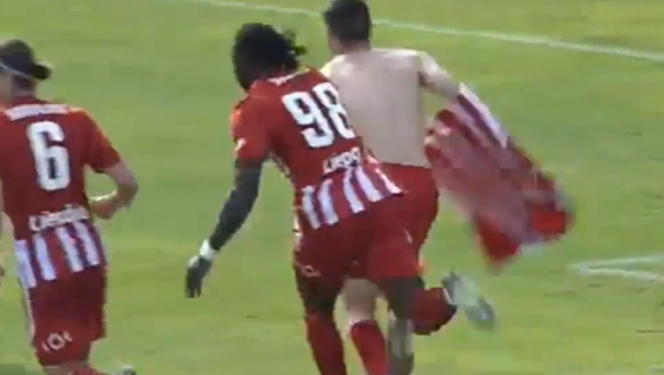 SRBIN PRESUDIO TIMU IZ TZV. KOSOVA Postigao gol i radovao se kao da je osvojio Ligu šampiona