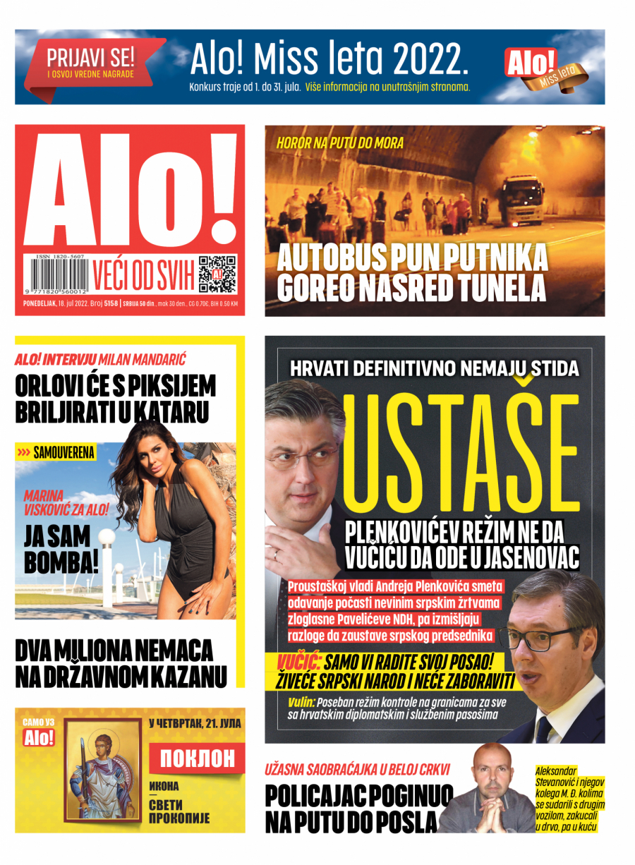 USTAŠE NAS OPET PROVOCIRAJU Plenkovićev režim ne da Vučiću da ode u Jasenovac