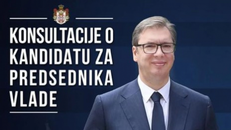 OGLASIO SE PREDSEDNIK VUČIĆ Završne konsultacije o kandidatu za predsednika Vlade (FOTO)