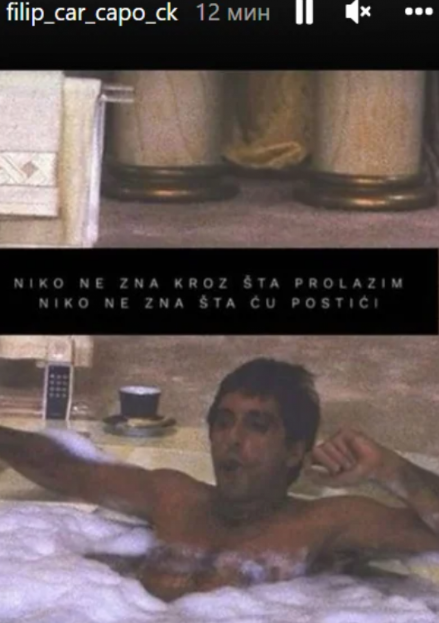 NIKO NE ZNA KROZ ŠTA PROLAZIM Filip Car nakon svega, obratio se ovom porukom javnosti (FOTO)