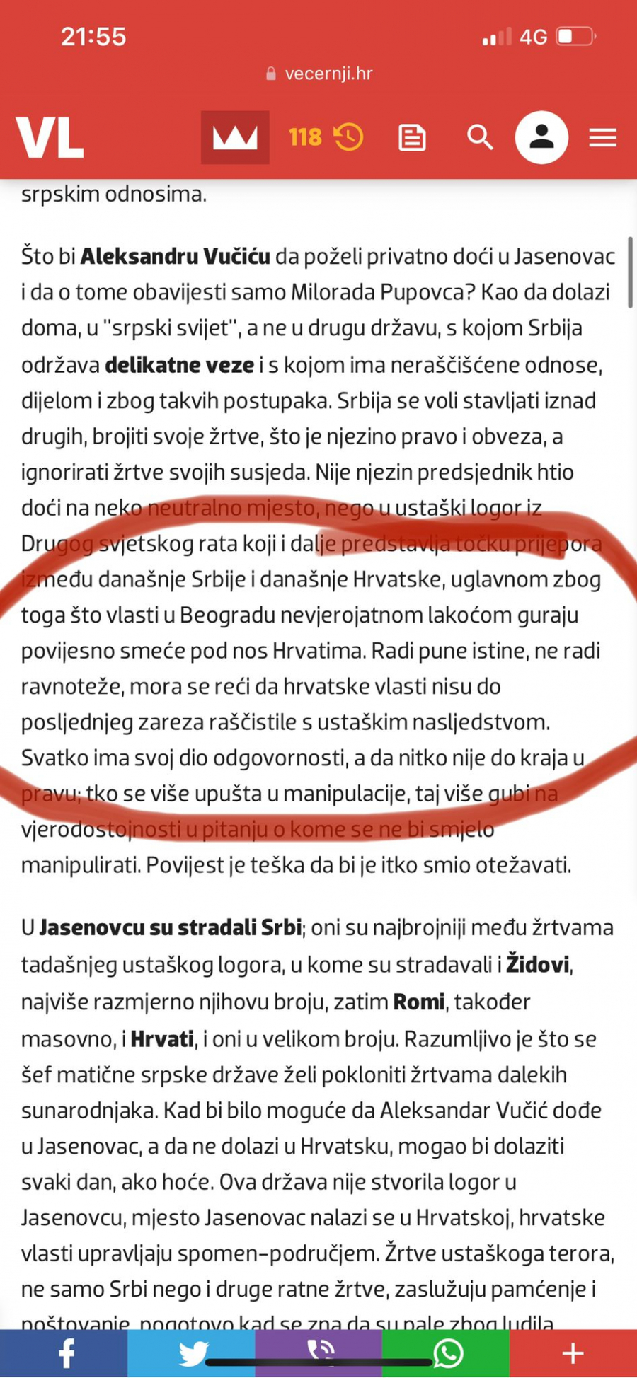 HRVATSKA DRŽAVA NIJE RASKRSTILA SA USTAŠTVOM! Hrvatski novinar hteo da udari na Vučića i Srbiju, ali mu se u jednoj rečenici omakla cela istina!
