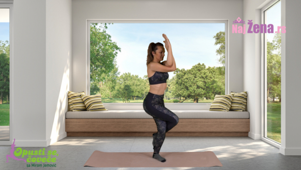 OTKLANJA BOLOVE U DONJEM DELU LEĐA Fitnes instruktorka Mirjana Jemović otkrila vežbu za jačanje zglobova i poboljšanje koncentracije (VIDEO)