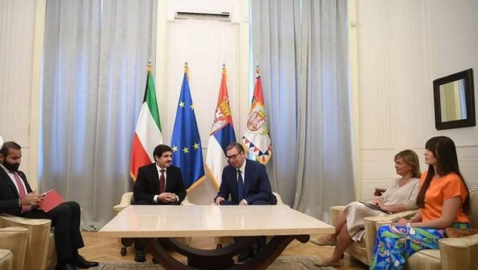 OPROŠTAJNA POSETA Vučić zahvalio ambasadoru Kuvajta (FOTO)