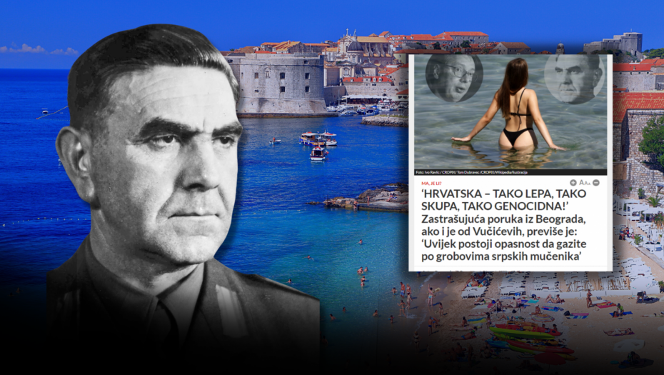 HRVATSKA - TAKO LIJEPA, A TAKO GENOCIDNA Ustaše zapenile "Zastrašujuća poruka iz Beograda: Srbi nam ne daju da ih ponovo koljemo" (FOTO)