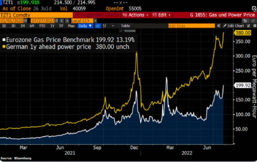 NEMAČKA JE NA IZMAKU SNAGE Cene energenata divljaju