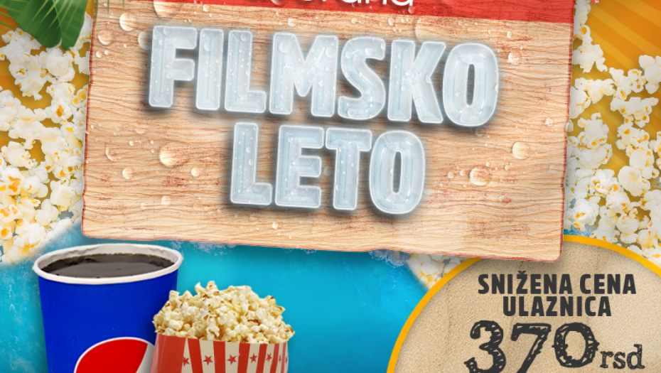 KARTE ZA SVE FILMOVE PO CENI OD 370 DINARA Velika filmska akcija "Filmsko leto" u Mts dvorani i Cine Grand Big Rakovica do kraja avgusta