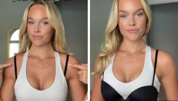 DEVOJKE ODUŠEVLJENE SA OVIM TRIKOM Napravite foru sa brushalterom tako da vam budu bujnije grudi