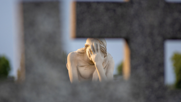 SVI SE KRSTE NA OVAJ PRIZOR: Skinula se u donji veš i legla na grob da se sunča, usledili su urnebesni komentari (FOTO)