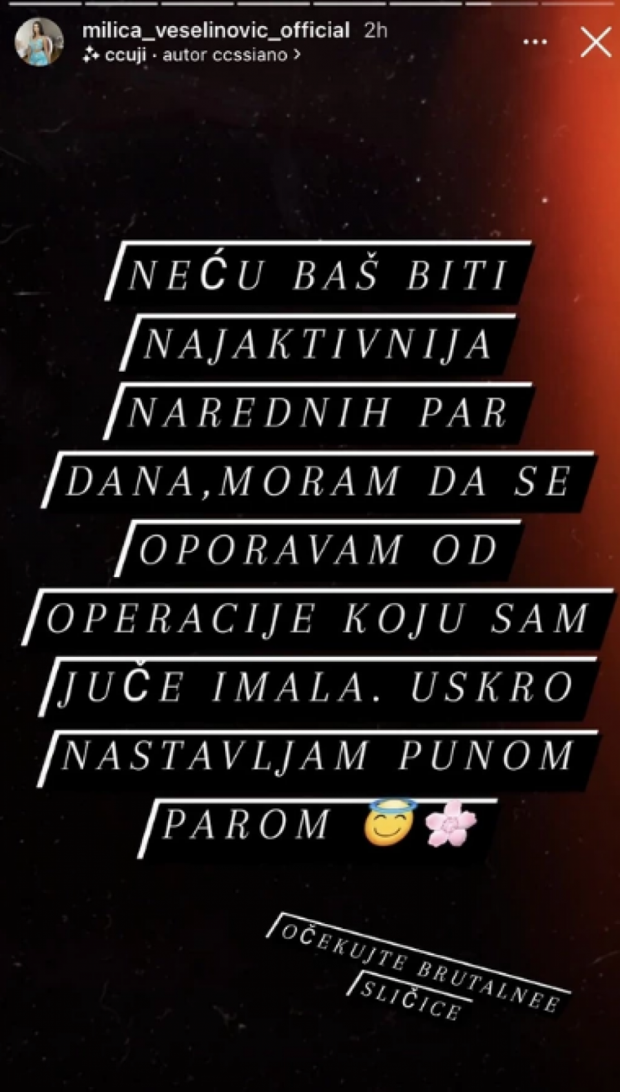 OPERISANA MILICA VESELINOVIĆ Zadrugarka se povlači iz javnosti nakon intervencije, oglasila se i otkrila detalje (FOTO)