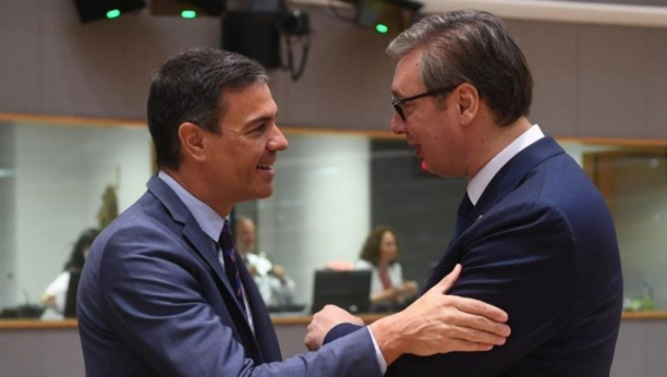 ŠPANSKI PREMIJER PRVI PUT U POSETI SRBIJI Sančeza će ugostiti predsednik Aleksandar Vučić (FOTO)