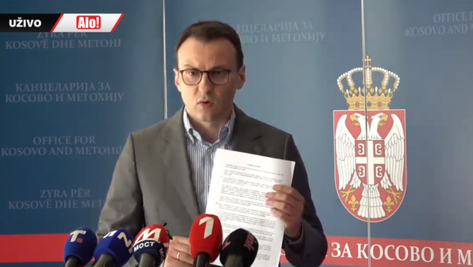 NAPETO NA KOSOVU Petar Petković: Kurti želi nasilje, želi da sahrani dijalog (VIDEO)