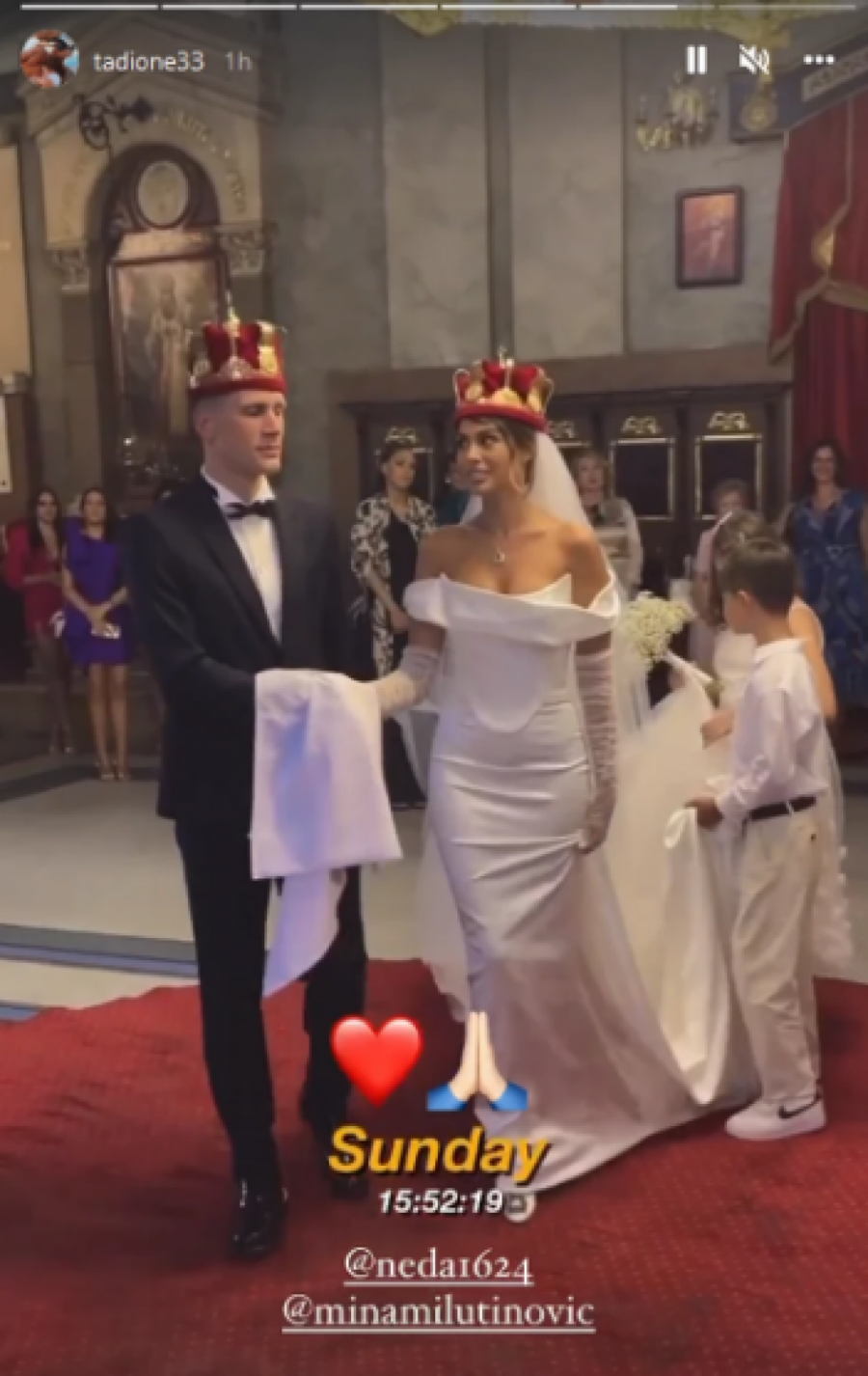 VENČAO SE KOŠARKAŠ NEMANJA NEDOVIĆ SA MANEKENKOM Evo ko je ona: Upoznali se kada je imala samo 19 godina