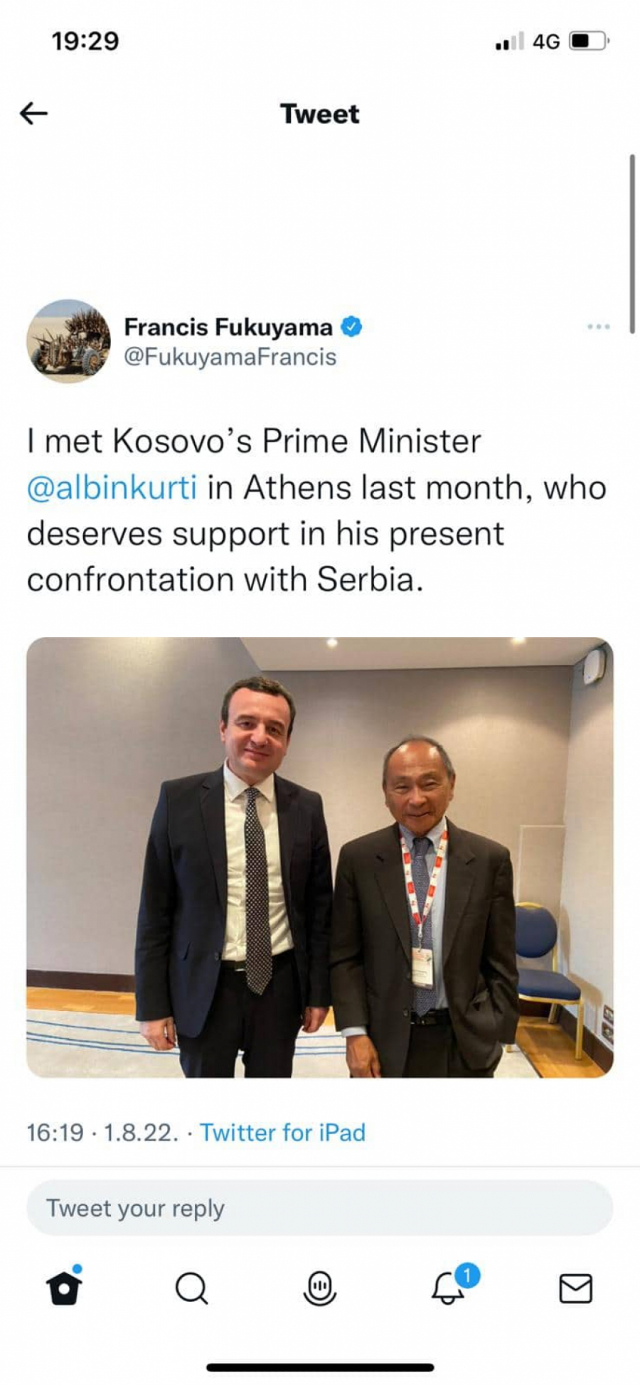 OPOZICIJA BI UNIŠTILA DRŽAVU ZA DAN SAMO DA JE SE PONOVO DOKOPA Jeremićev ortak javno traži podršku za Kurtija i lažnu državu u sukobu sa Srbijom