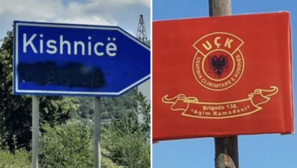 PRECRTAN ZNAK NA SRPSKOM JEZIKU Nastavlja se provokacija Srba na KiM