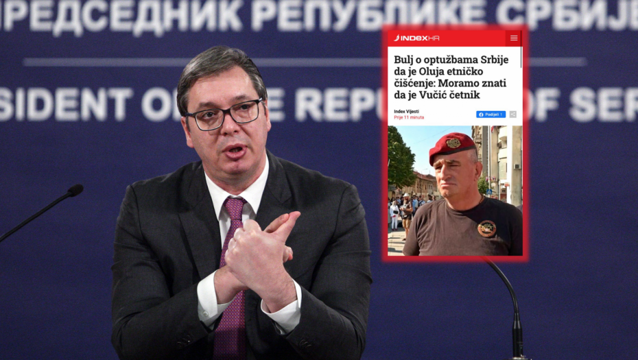 USTAŠKI INDEKS PO DIREKTNOM NALOGU POGLAVNIKA PLENKOVIĆA! Kad je Vučić celom svetu pokazao istinu o zločinima nad Srbima, ostale su im samo uvrede