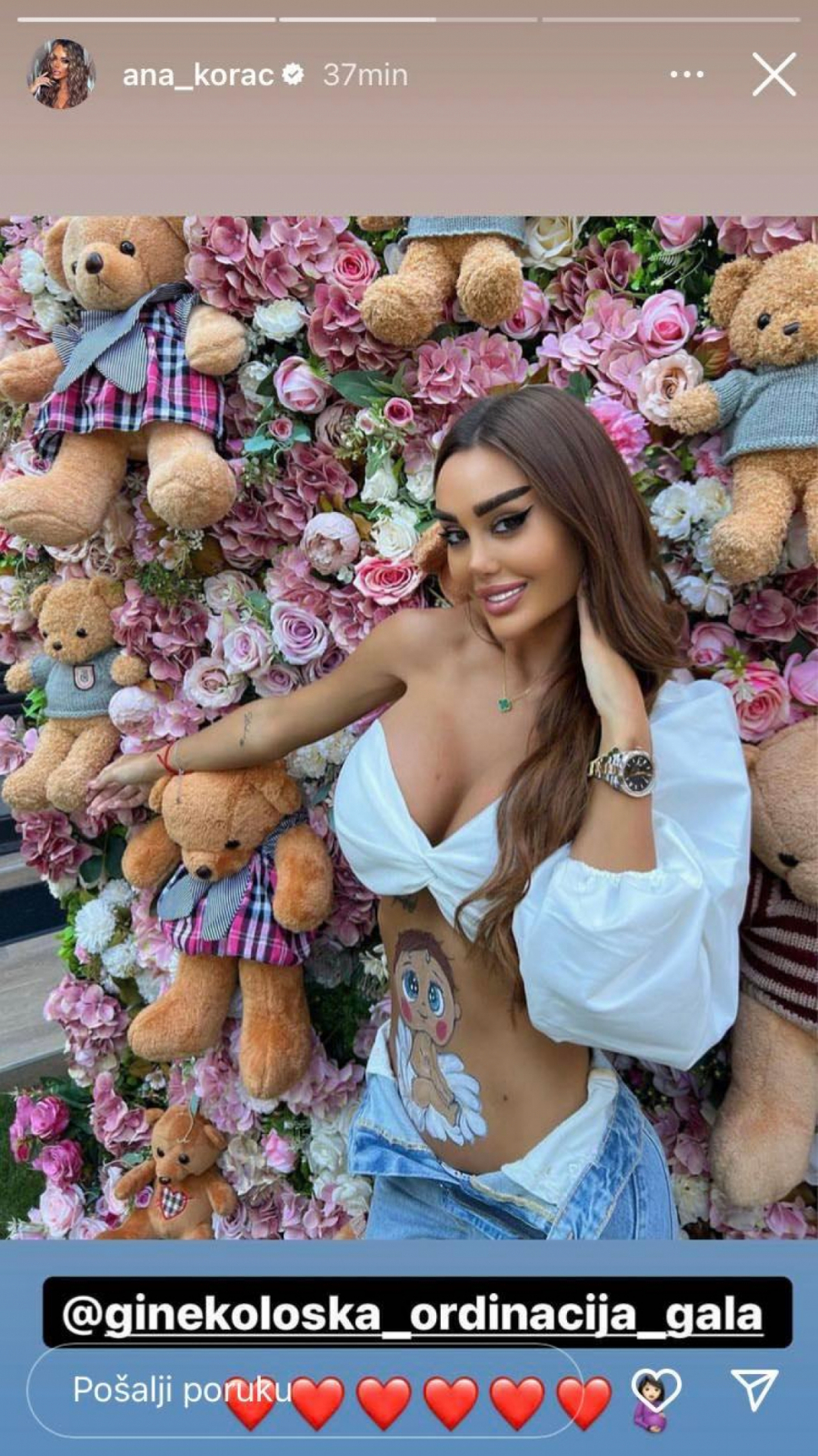 MALAKSALA SAM, SMRŠALA SAM SEDAM KILOGRAMA... Ana Korać otkrila sa čime se bori tokom trudnoće