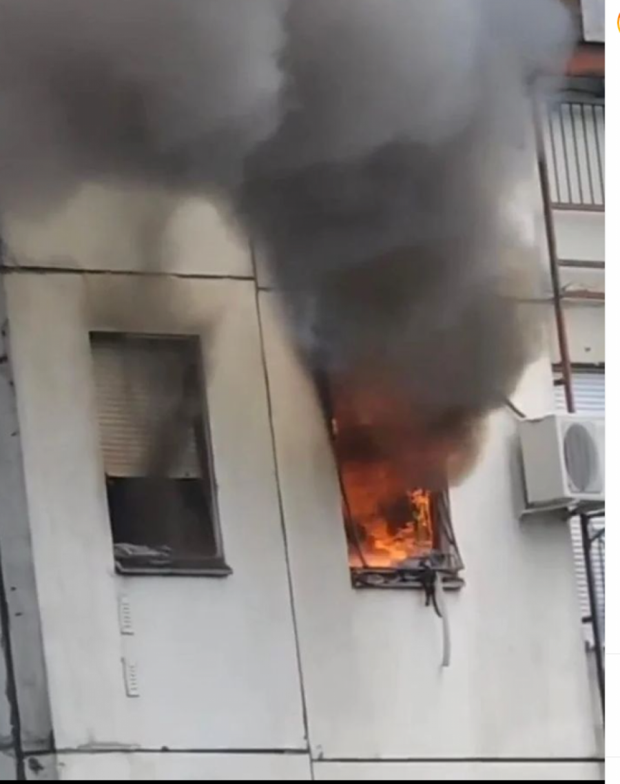 ŽENA STRADALA U POŽARU NA NOVOM BEOGRADU ? Zapalio se stan na osmom spratu u Gandijevoj ulici (FOTO,VIDEO)