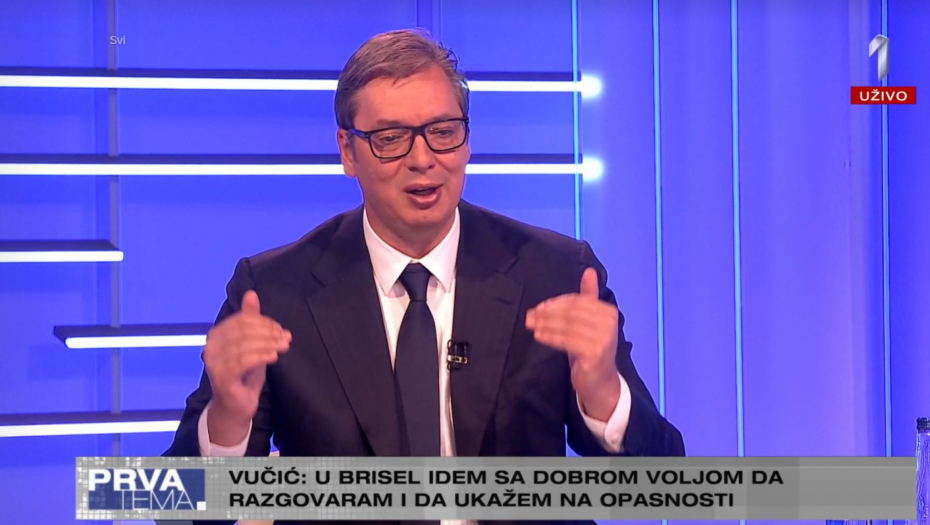 VUČIĆ O BRISELU I PREGOVORIMA: Nisam optimističan, ali idem sa dobrom voljom