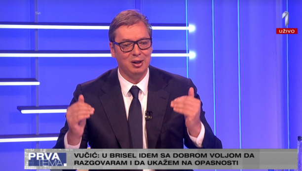 VUČIĆ O BRISELU I PREGOVORIMA: Nisam optimističan, ali idem sa dobrom voljom