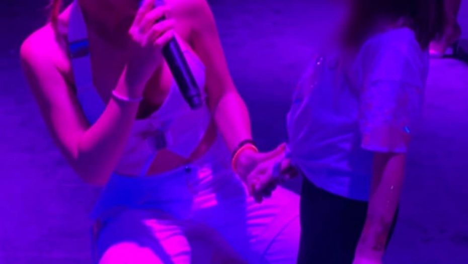 Teodora Džehverović na nastupu u Vrnjačkoj Banji