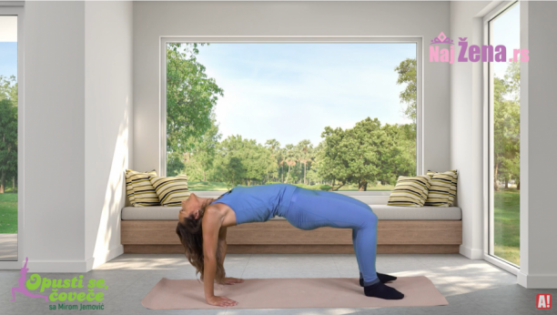 UZ POMOĆ OVE VEŽBE ZAUVEK ĆETE SE OSLOBODITI PODBRATKA Fitnes instruktorka Mirjana pokazala je savršenu vežbu za celo telo