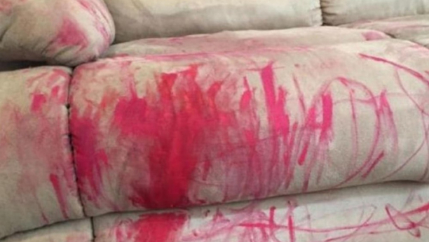 VRATILA SE S POSLA I ZATEKLA MASAKR: Dete joj je karminom išaralo ceo trosed, a primenila je sredstvo od 80 dinara i bio je kao nov