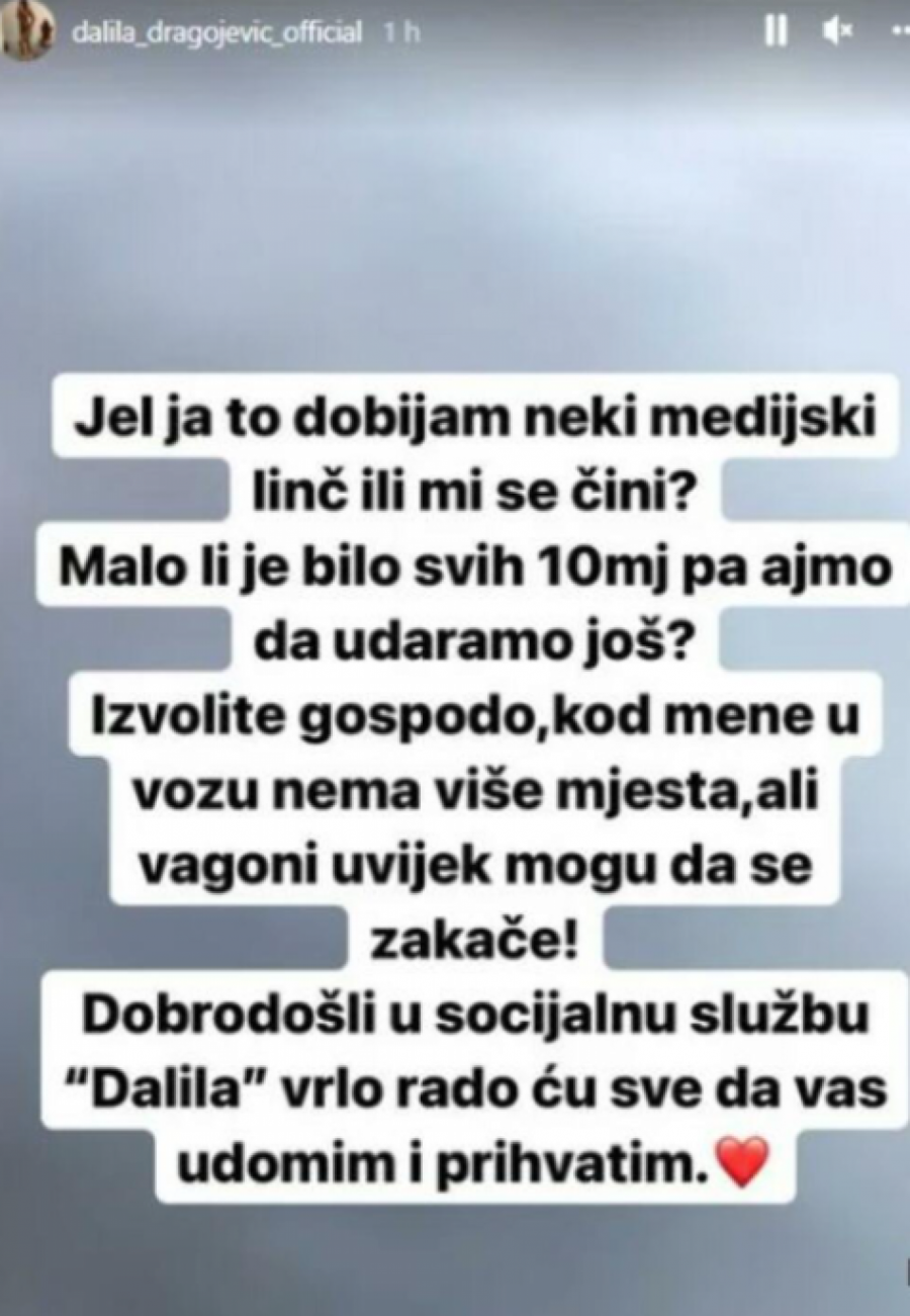 DA LI JA TO DOBIJAM MEDIJSKI LINČ? Dalila Dragojević javno poručila svima ovo (FOTO)