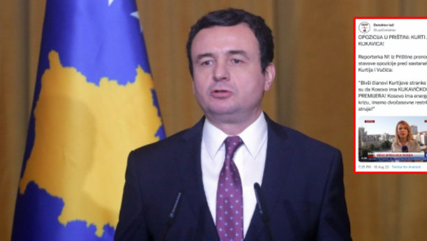 KURTI JE KUKAVICA Opozicija u Prištini nagrdila premijera lažne države, sastanak bez dugoročnog rešenja