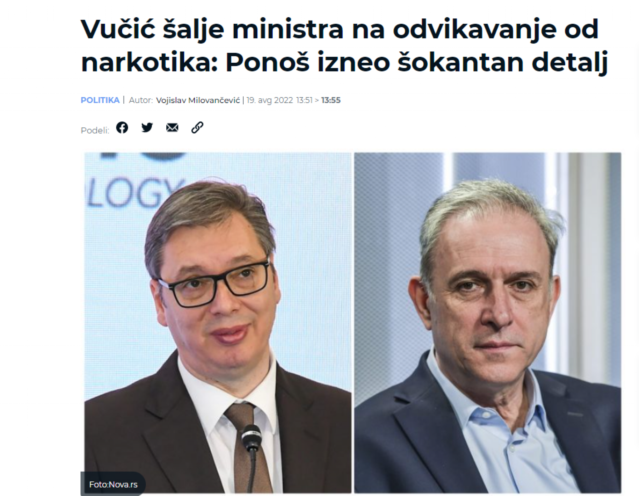 PO DIREKTIVI HRVATSKIH GAZDI Ponoš se sveti biračima u Srbiji jer mu nisu dali da dođe na vlast!