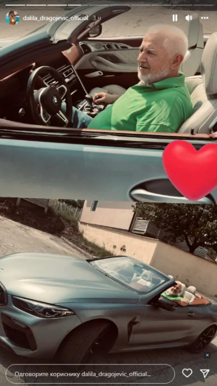 DALILA KUPILA AUTO OCU Dragojevićka odrešila kesu, a Huso je govorio da ne želi ništa od ćerkinih krvavo zarađenih para