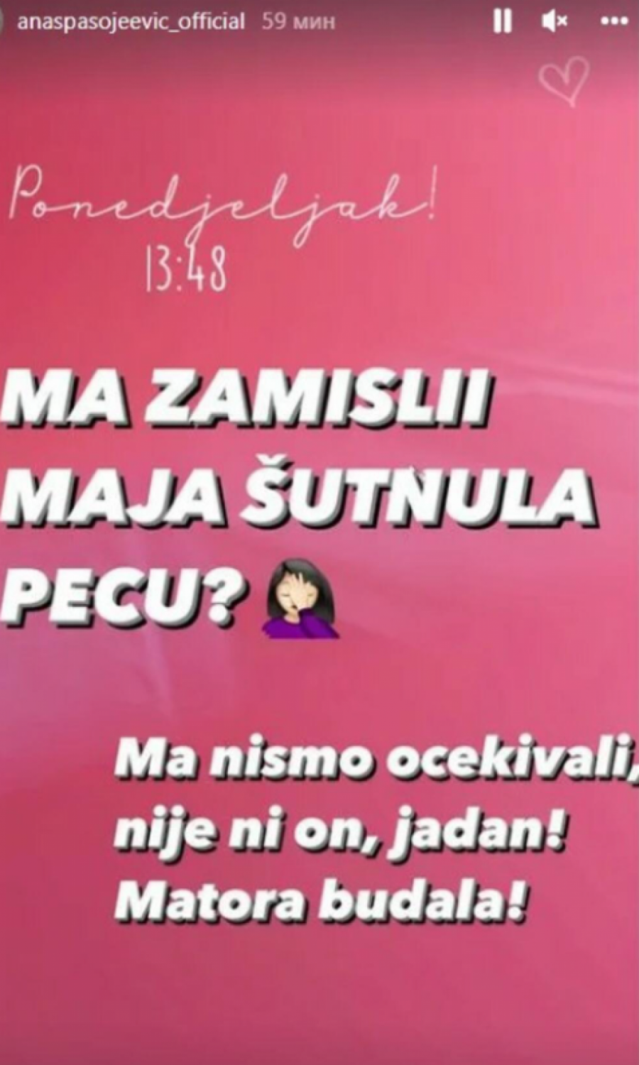 BAŠ ČUDNO ŠTO JE MAJA ŠUTNULA MATORU BUDALU Bivša zadrugarka oplela po Peci, nije birala reči