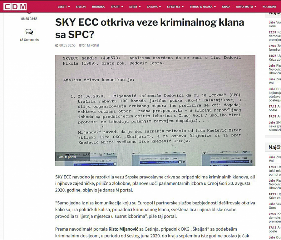 OTKRIVAMO! MILO ĐUKANOVIĆ IZ PRŽNA NAREDIO NOVI UDAR NA SPC U CRNOJ GORI: Proglasili sveštenike za teroriste  da sruše Temeljni ugovor