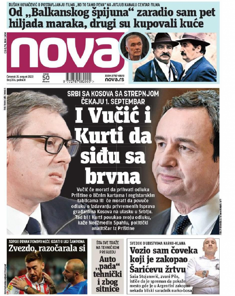 NOVE BLJUVOTINE TAJKUNSKIH MEDIJA Vučić radi sve za Srbiju, a oni štite - Kurtija!