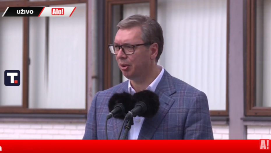 PREDSEDNIK VUČIĆ U OSEČINI Čuvaćemo našu decu, da nam kolevke budu pune (FOTO/VIDEO)