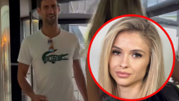 ODMAH JE PRITRČALA KA NOVAKU Atraktivna plavuša iznenadila Đokovića, a onda ostala u šoku kada joj se Srbin obratio (VIDEO)