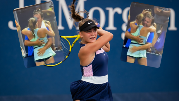 SKANDAL NA US OPENU Poznatu teniserku otac uhvatio za zadnjicu pa poljubio u usta (VIDEO)