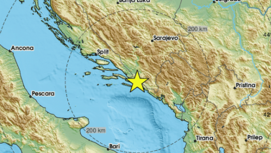 Zemljotres u Hrvatskoj!