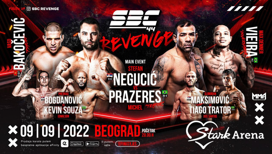 NOĆ ZA PAMĆENJE U Areni se sprema MMA spektakl, događaj koji ne smete da propustite