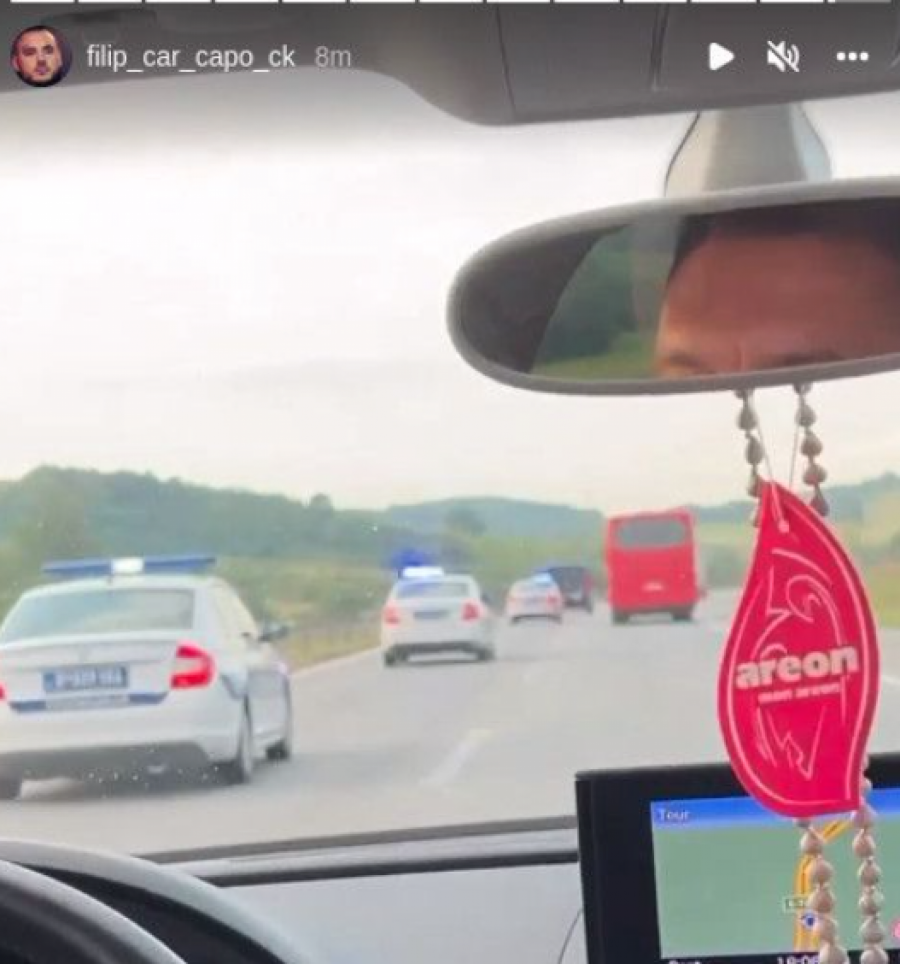 DRAMA NA AUTOPUTU, POLICIJA SE SJURILA ISPRED NJIH Filip Car ostao u šoku: Šta je ovo?!