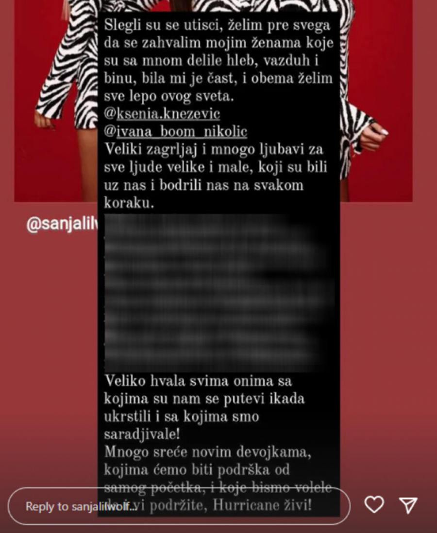 OGLASILE SE BIVŠE URAGANKE Oprostile se od grupe, a evo šta su poručile novim članicama (FOTO)