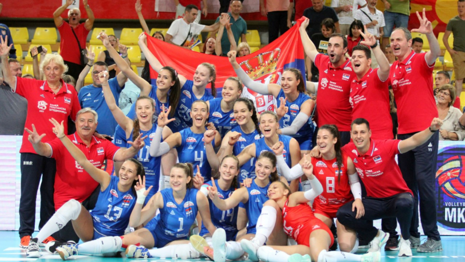 NEVIĐENA DOMINACIJA JUNIORKI Srbija se domogla finala Evropskog prvenstva bez izgubljenog seta