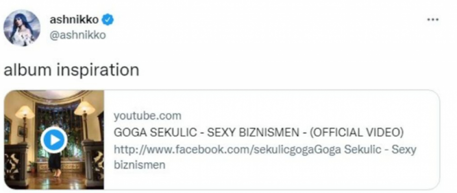 GOGA SEKULIĆ INSPIRACIJA SVETSKOJ ZVEZDI Podelila sa svima na mrežama našu pevačicu, ljudi odlepili: Ma ludim od sreće (FOTO)