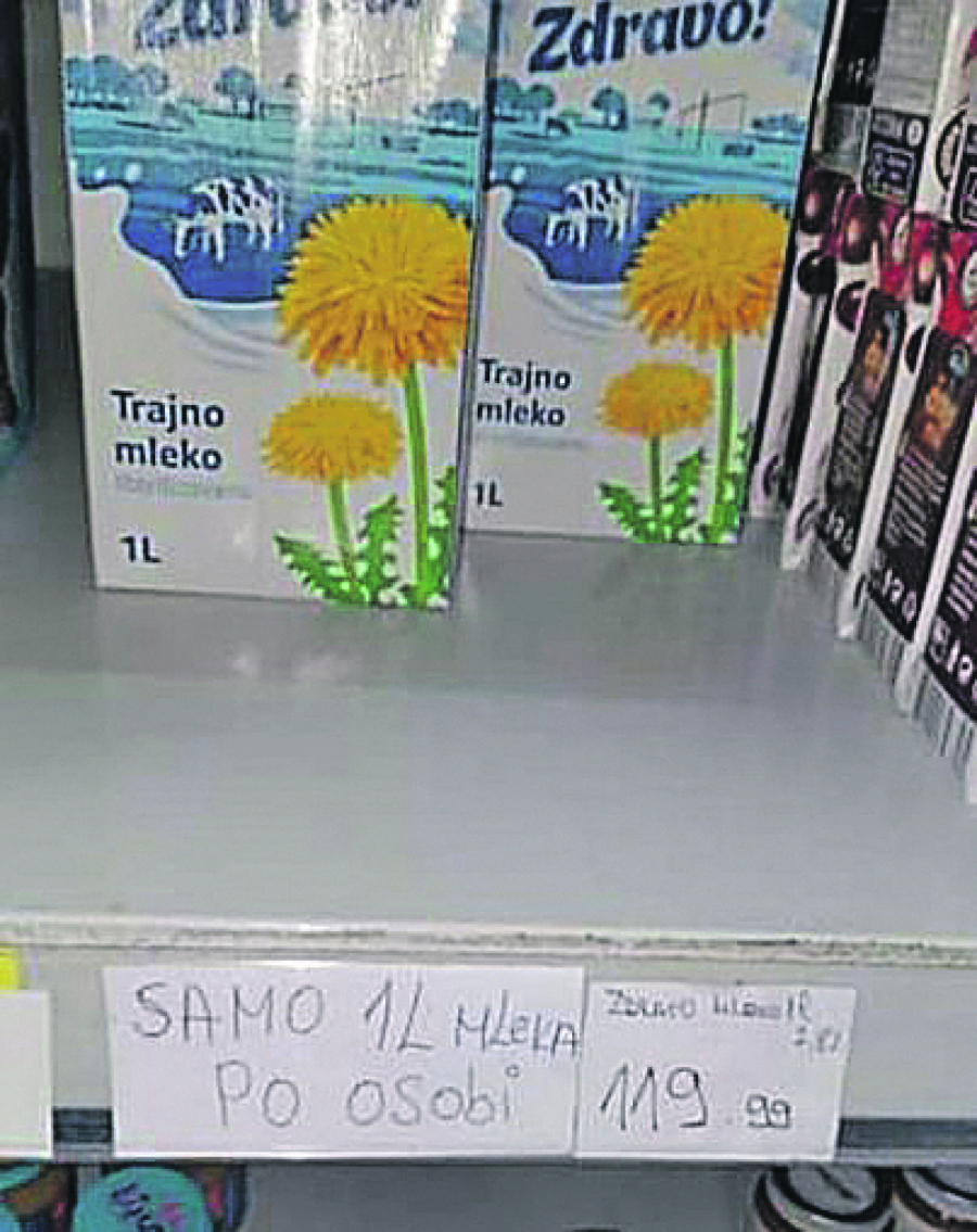 NOVA UREDBA PUNI RAFOVE MLEKOM Država menja propise i koriguje trgovačke marže