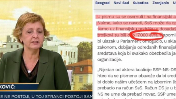NARODE, JEL OVA ZNA ŠTA PRIČA? Lažni ekolog Biljana Stojković optužila SNS zbog korupcije, a Đilasa molila za 17.000 evra! (VIDEO)