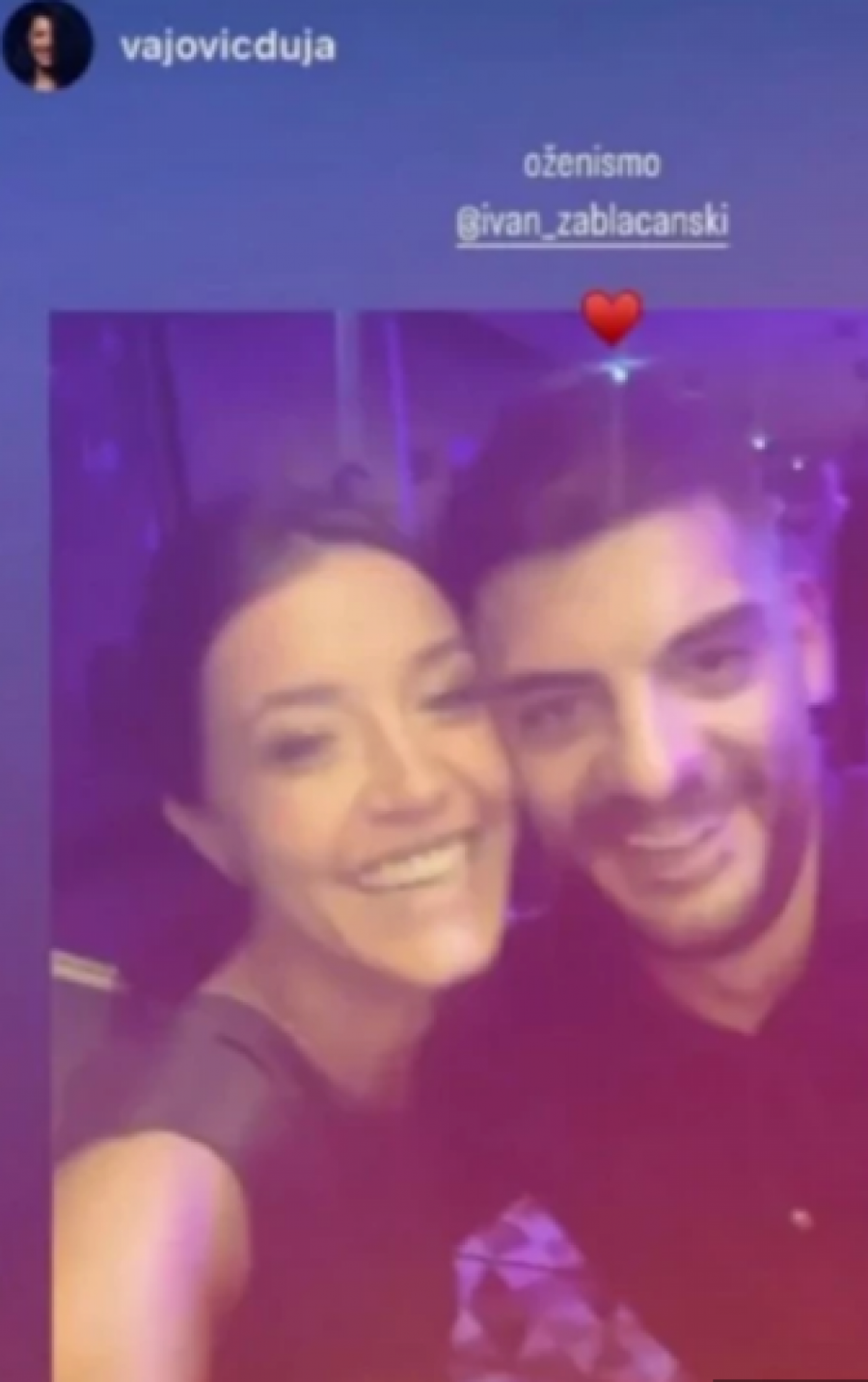 GLUMAC U ZAGRLJAJU OVE LEPOTICE Milan Marić dočekao zoru sa njom, a evo o kome je reč (FOTO)